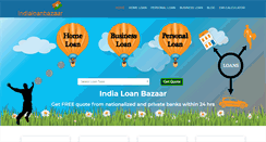 Desktop Screenshot of indialoanbazaar.com